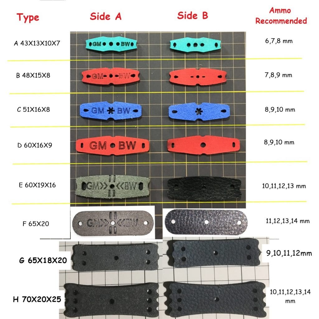 Super Fiber Slingshot Pouch With Center Positioning Hole Chinese Slingshot Store