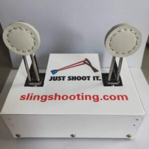 self-erecting slingshot targets