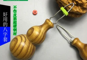Figure 8 pull through tying tool with Gourd handle